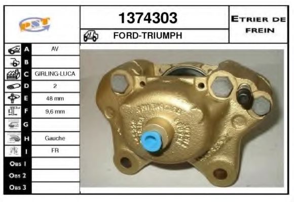 SNRA 1374303 Brake Caliper